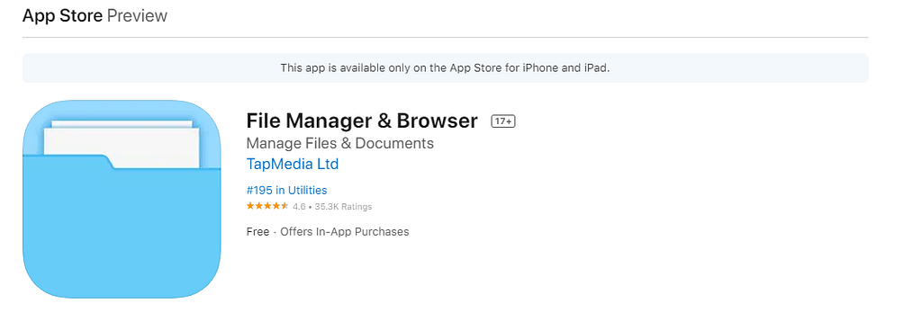file manager and browser
