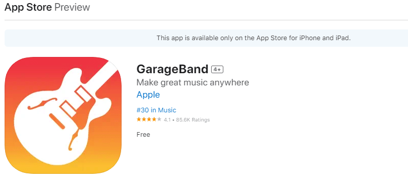 GarageBand - Best female voice changer for music